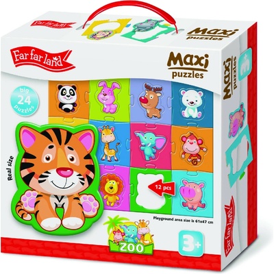 Far Far Land Maxi Zoo 61x47 cm 24 dílků