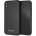 GUESS Луксозен Кожен Калъф за iPhone XR, Guess Leather Case, Черен (GUHCI61IGLBK)