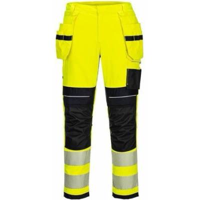 Portwest PW3 FR Hi-Vis Stretch Holster kalhoty černo-žlutá