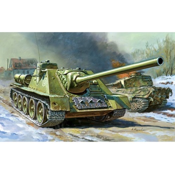 Zvezda Easy Kit Self propelled Gun SU 100 1:100
