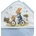 Bambino Хавлия с качулка Bambino Casa - Bianco Blu Rabbit, 100 х 100 cm (39271)
