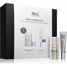 RoC Derm Correxion Firming Serum Stick liftingové zpevňující sérum s retinolem 30 g + RoC Derm Correxion Lip Volumizer balzám na rty se zvětšujícím efektem 10 ml