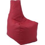 PUFRELAX Пуф, стол, 230л. , Sunlounger Evo - Wine, PU кожа, Пълнеж от полистиролни перли (PUF-G-SEV-PU-WNE) - topmarket