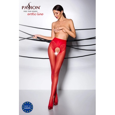 Passion TIOPEN 006 Tights 30 Den Roso 1-2