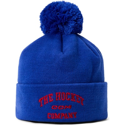 CCM čiapka Athleisure Pom Knit modrá
