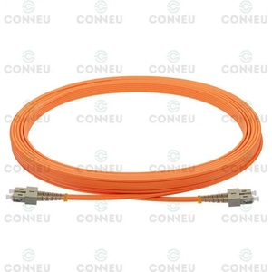 Conneu SC-SC дуплексна пач корда, мултимод OM2, 3 мм. , оранжева, Conneu (25 м) (CNFJ-SCSCOM2DOR3mm-25)