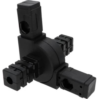 Plastová spojka - pohyblivá 180° pre profil 25 x 25 x 2 mm