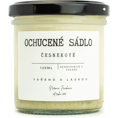 Narmuláda Ochucené sádlo česnekové 125 ml