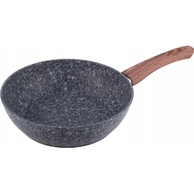 KAMILLE GRANITOVÁ PÁNEV WOK hluboká S NEPŘILNAVÝM POVRCHEM indukce plyn 28 cm