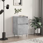 vidaXL Бюфет бетонно сив 40x35x70 см инженерно дърво (831156)