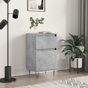 vidaXL Бюфет бетонно сив 40x35x70 см инженерно дърво (831156)
