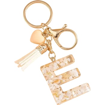 HARAHU Ключодържател Азбука - e / Бяла kp37801 (37801)