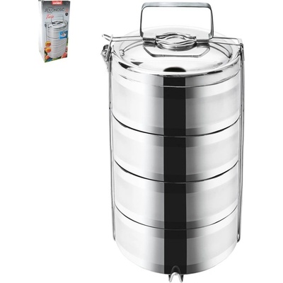 Orion Jídlonosič termo nerez 4 patra, 16 cm 1,1 l