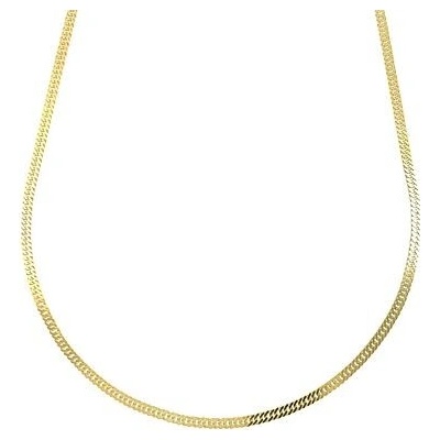 InfinitySilver Strieborná retiazka rombo husté pozlátené 1110040G50