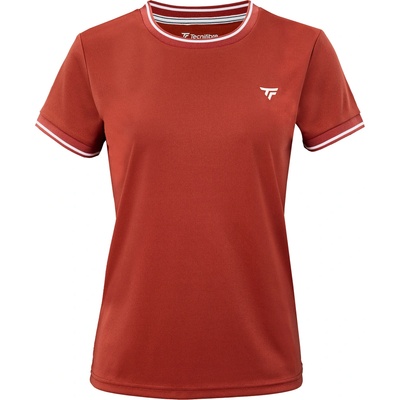 Tecnifibre Dámske tričká Team Stretch terracotta Červený