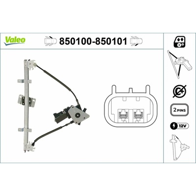 Mechanizmus zdvíhania okna VALEO 850101