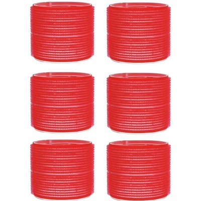 Natáčky suchý zip průměr 70mm červené Xanitalia 6pcs