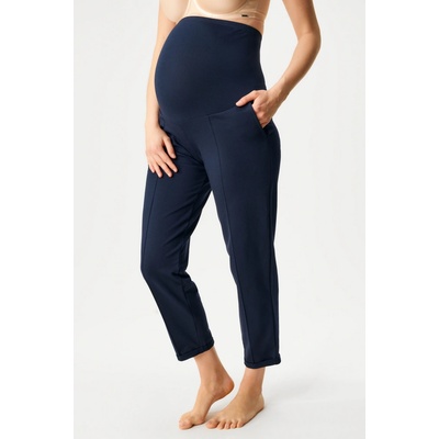 Anda těhotenské kalhoty Nadia tmavěmodrá – Zboží Mobilmania