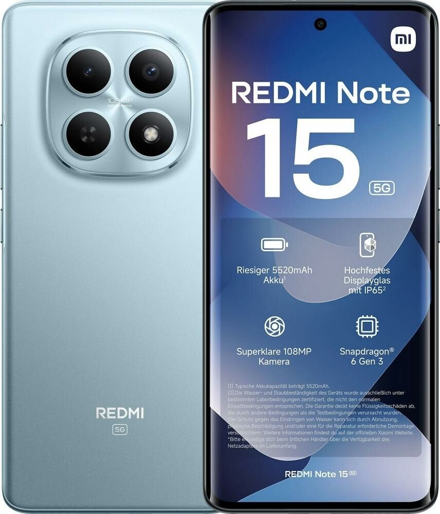 Xiaomi Redmi Note 15 5G 8GB/256GB Glacier Blue od 231,18