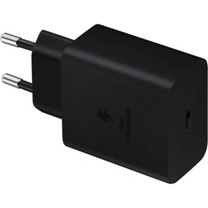 Samsung Захранващо зарядно устройство Type-C с гнездо 45W, PD Fast Charger 2.0, ЧЕРНО EP-T4510EBE (EP-T4510EBE)