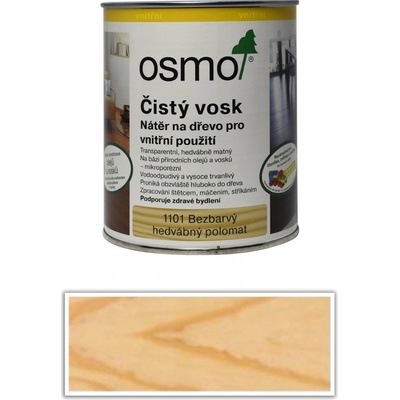 Osmo 1101 čistý vosk 0,75 l Bezfarebný
