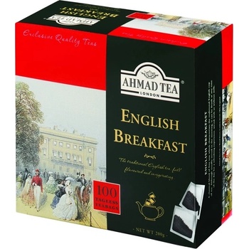Ahmad Tea English Breakfast bez šňůrky 100 x 2 g