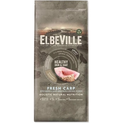 ELBEVILLE Храна ELBEVILLE Adult All Breeds Healthy Skin and Coat Fresh Carp 11, 4kg