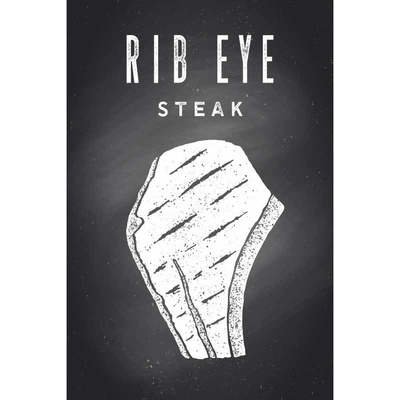 Ceduľa Steak Rib Eye 40 x 30 cm
