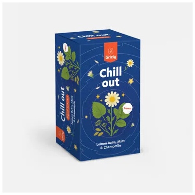 GRIZLY Chill out BIO bylinný čaj 20 ks