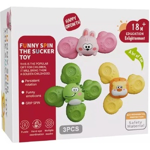 Man Yuk Toys Въртяща се образователна игра с животни - комплект от 3 броя (368-67)