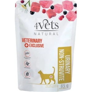 4Vets NATURAL 4Vets Cat Natural Veterinary Exclusive URINARY NON-STRUVITE 85 г