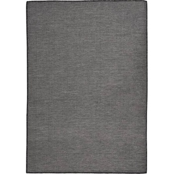 Image 1 of vidaXL Градински плоскотъкан килим, 160x230 см, сив (340776)