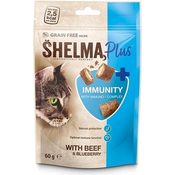Shelma Immunity bezobilné polštářky hovězí, borůvky 60 g