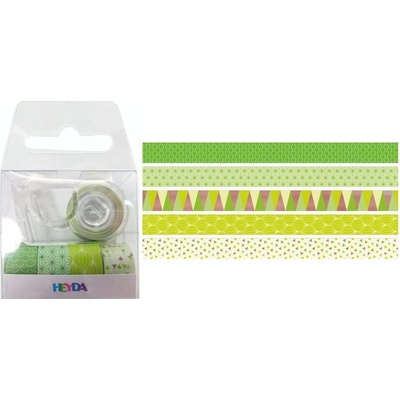 DP Craft Páska 1,2 cm x 3 m Mini samolepící sv.zelená 5ks0 – Hledejceny.cz