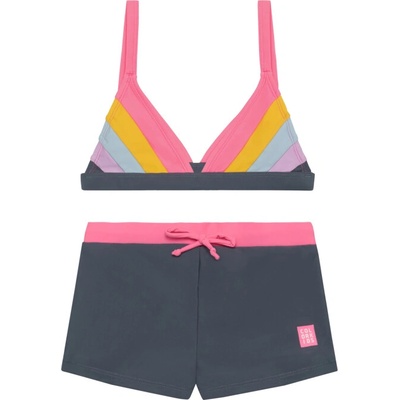 Color Kids Bikini Colorblock-4024-Pink Lemonade Růžová