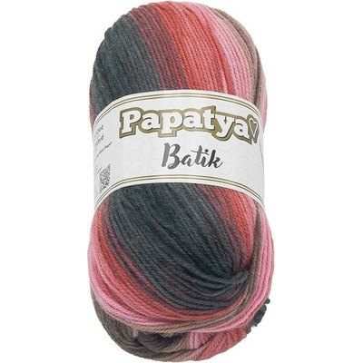 Bellatex Papatya Batik 100g, 554-27 sivá, ružová