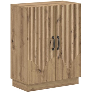 vidaXL Шкаф за баня HOORN Дъб артизан 59, 5 x 31 x 77 см (897284)