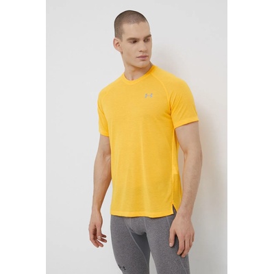 Under Armour Тениска за бягане Under Armour Streaker в жълто с изчистен дизайн (1361469)