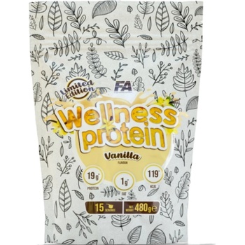 Fitness Authority Wellness Protein | with 100% Whey Protein Concentrate [480 грама] Ванилия