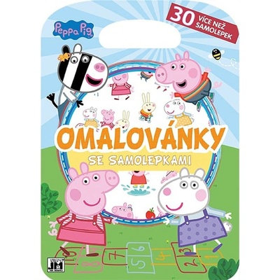 Nakladatelství Jiri Models Omalovánky se samolepkami Peppa Pig