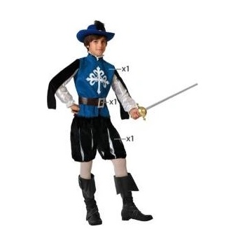 BigBuy Carnival Маскировъчен костюм за деца Муркетар Син Размер 7-9 години