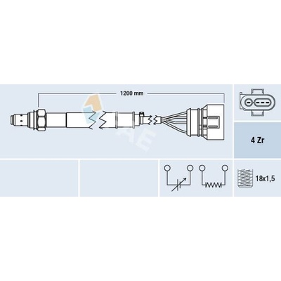 Lambda sonda FAE 77460 77460