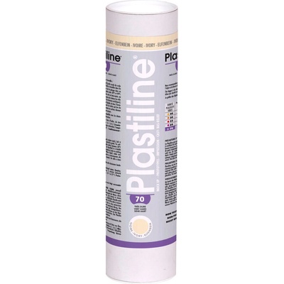 Plastiline Plasticine Hardness 70 Професионална глина Ivory 1 kg (1170T)