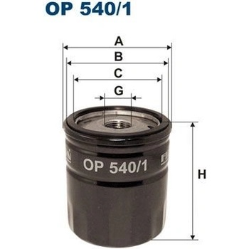 FILTRON Olejový filter OP 540/1