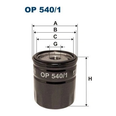 FILTRON Olejový filter OP 540/1