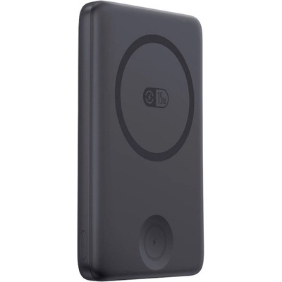 Baseus Преносима външна батерия с USB-C порт и безжично зареждане с MagSafe и Apple Watch - Baseus EnerFill FT11 Magnetic Wireless Charging Power Bank 10000 mAh 27W (черен) (P1008210G123-00)