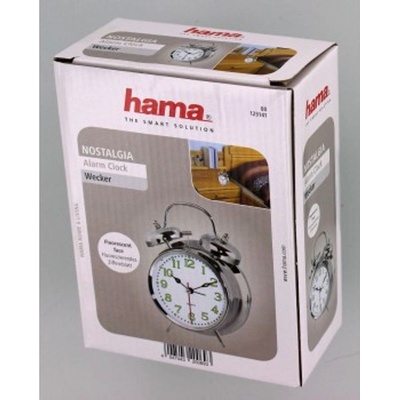 Hama nostalgia Alarm Clock, silver