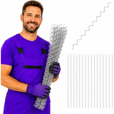 zahrada-XL Gabionové spirály 24 ks pozinkovaná ocel 100 cm