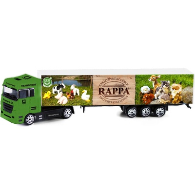 Rappa Метален камион Rappa - Плюшени играчки, 20 cm (224728)