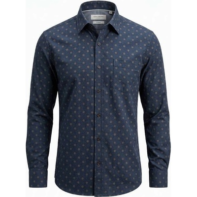 Ego Man pánská košile slim fit S0303-03 tmavě modrá